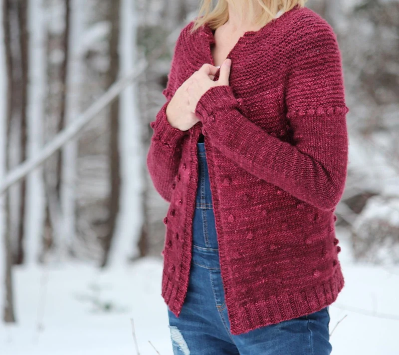 Sadie Cardigan - Free Knitting Pattern and Optional Kits