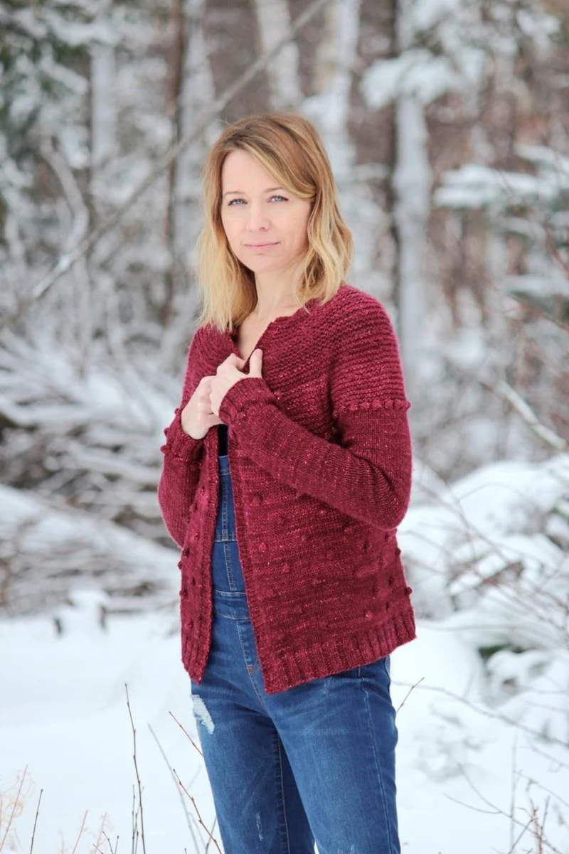 Sadie Cardigan - Free Knitting Pattern and Optional Kits