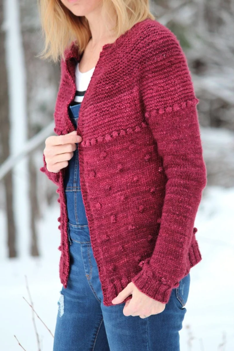 Sadie Cardigan - Free Knitting Pattern and Optional Kits