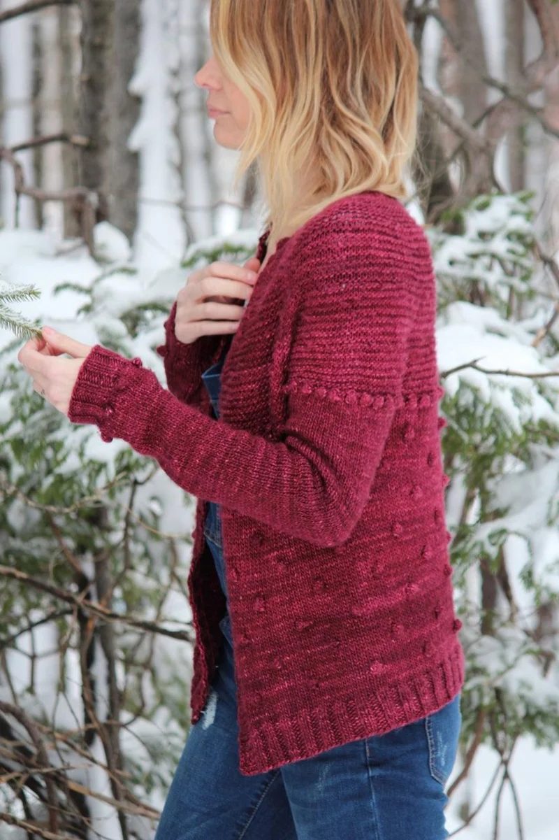 Sadie Cardigan - Free Knitting Pattern and Optional Kits