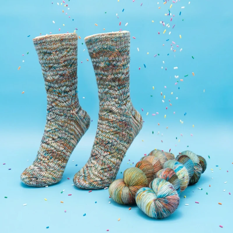 Ice Cream Sundae Socks - Knitting Kits