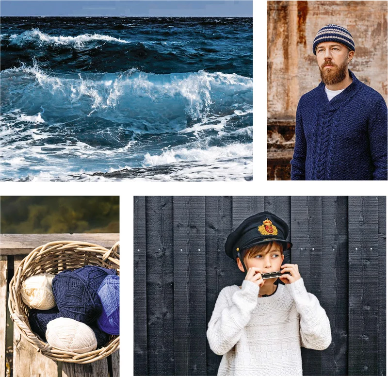 Nordic Sailors' & Fishermen's Sweaters: Modern Knitwear Inspired by Historical Patterns