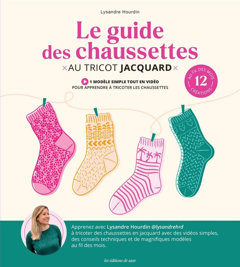 Le guide des chaussettes au tricot Jacquard (Français seulement)