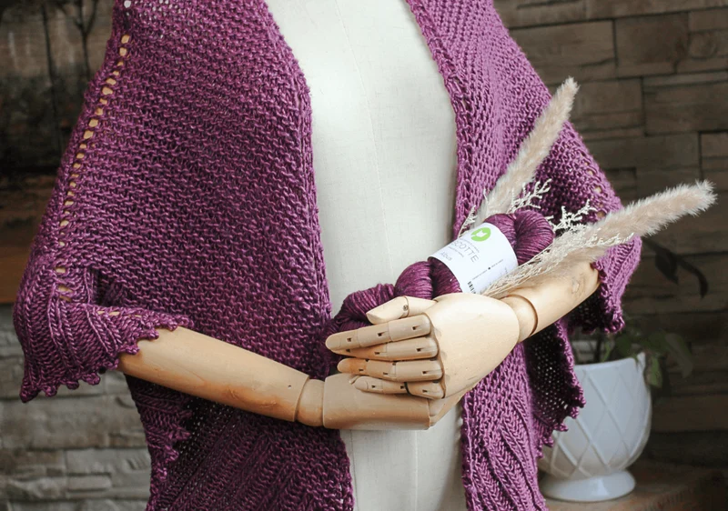 Palmer House Shawl - Free Knitting Pattern and Optional Kit