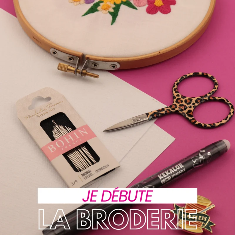 Je débute la broderie