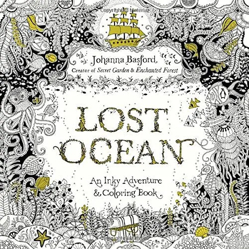 Lost ocean: An inky adventure & coloring book