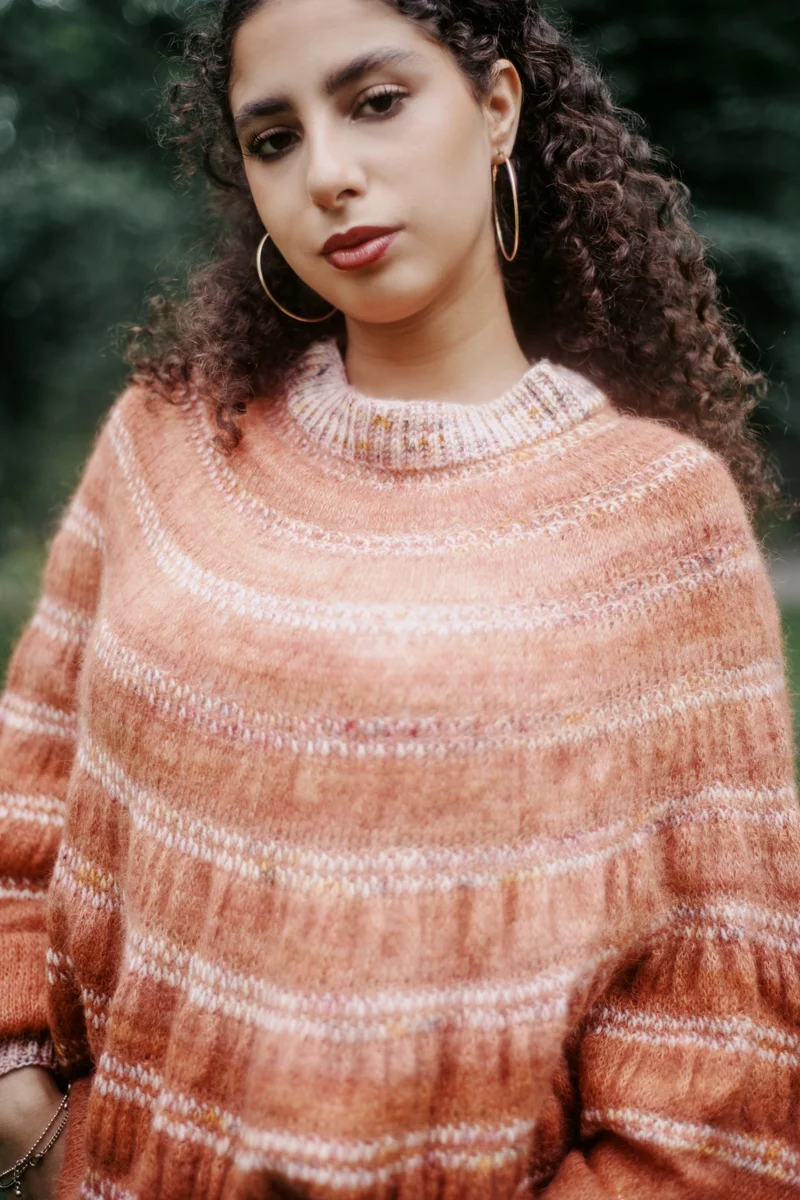 Ruched Swoncho - Knitting pattern and Optional kit