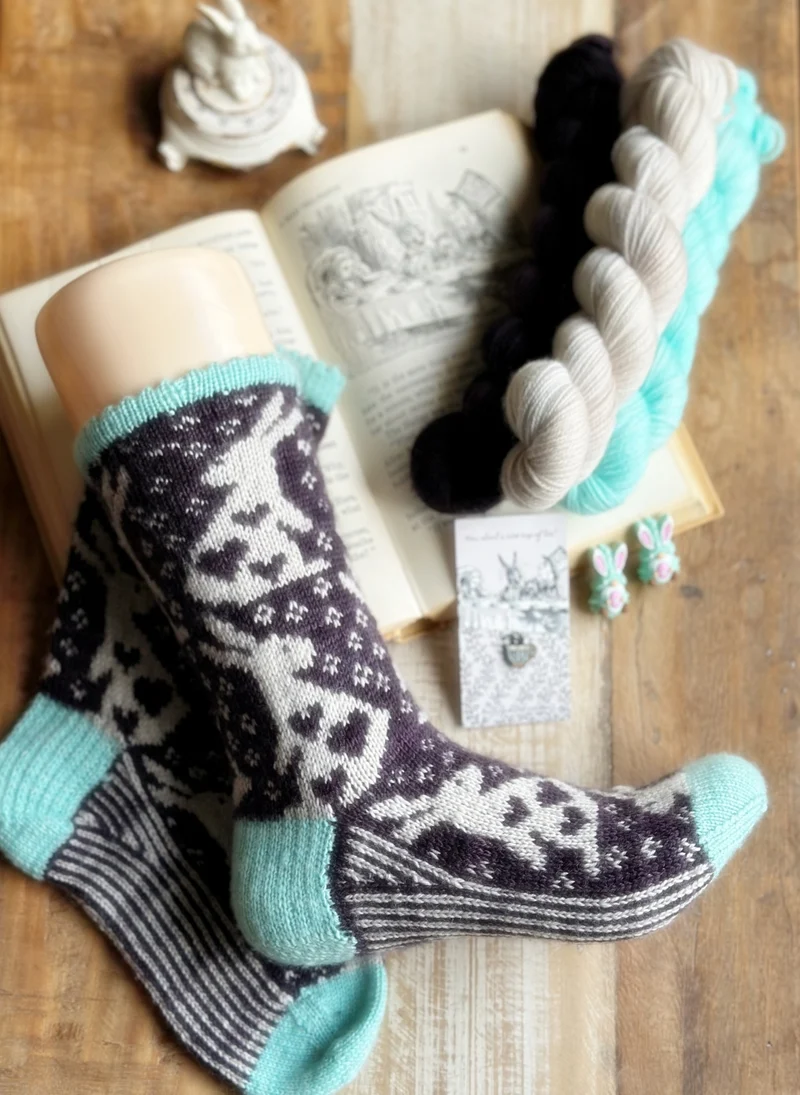 Easter Wonderland Socks | Knitting Pattern and Optional Limited Edition Kit
