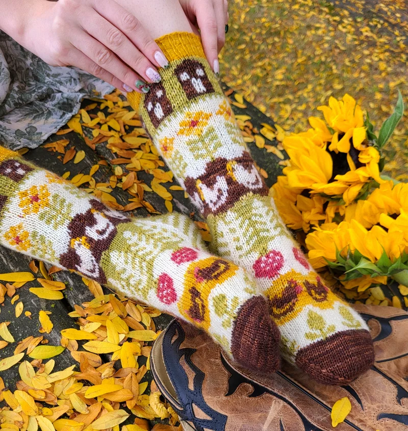 Friends in Low Places Socks | Knitting pattern and Optional Limited Edition kits