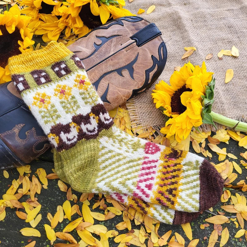Friends in Low Places Socks | Knitting pattern and Optional Limited Edition kits