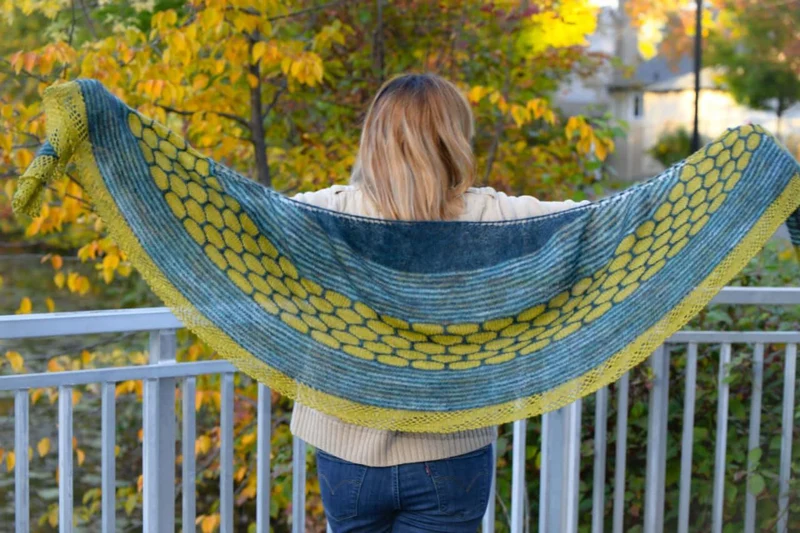 Nebra Sky Shawl | Knitting Pattern and Optional Kit