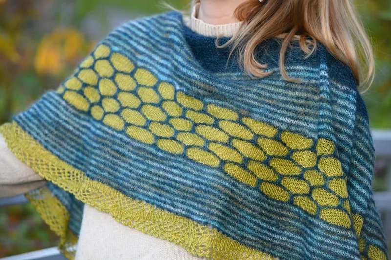 Nebra Sky Shawl | Knitting Pattern and Optional Kit
