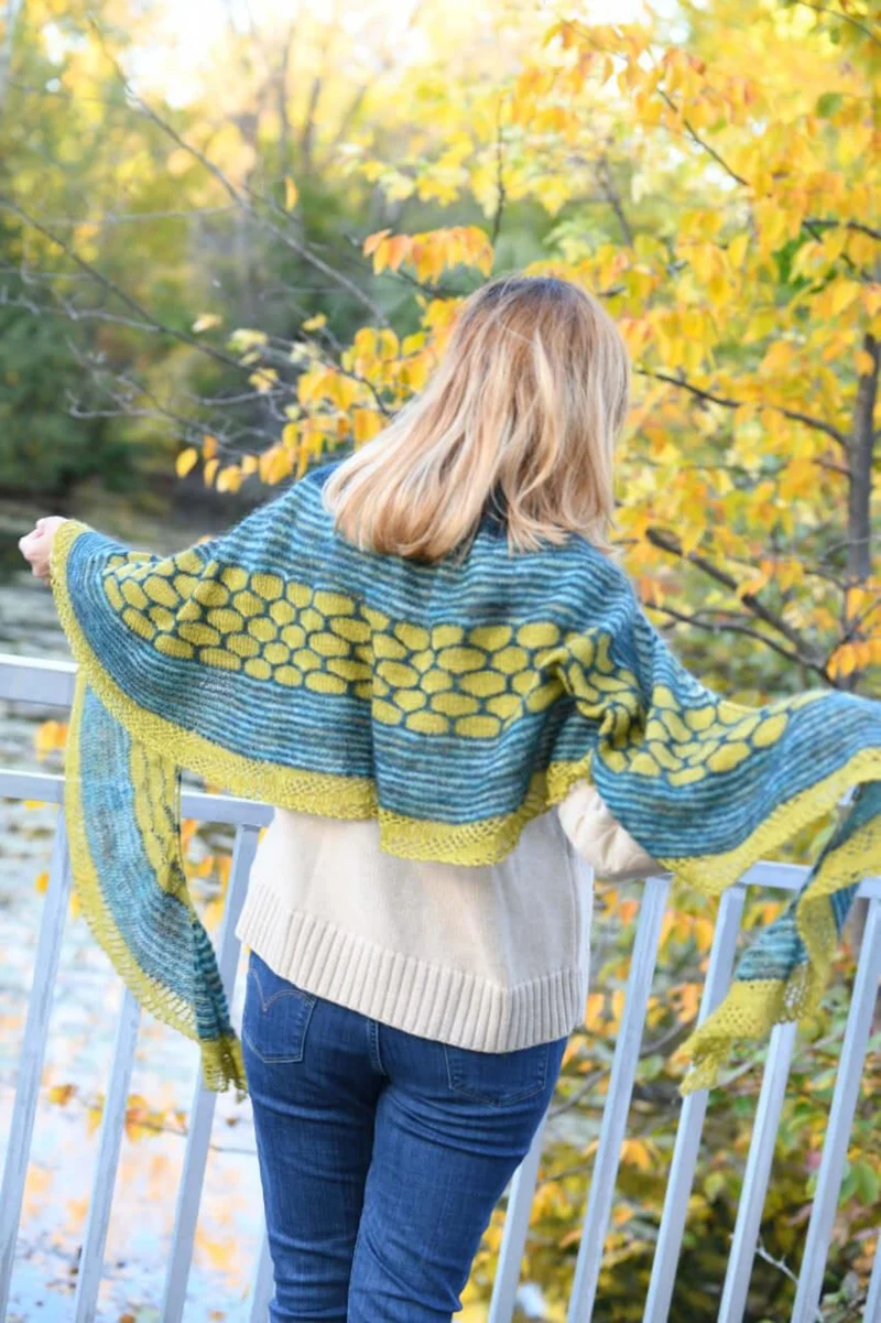 Nebra Sky Shawl | Knitting Pattern and Optional Kit