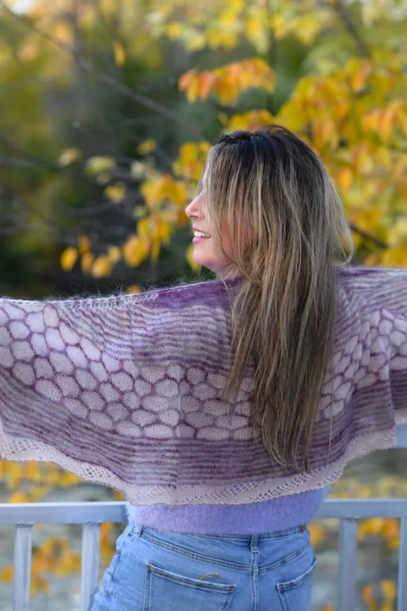 Nebra Sky Shawl | Knitting Pattern and Optional Kit