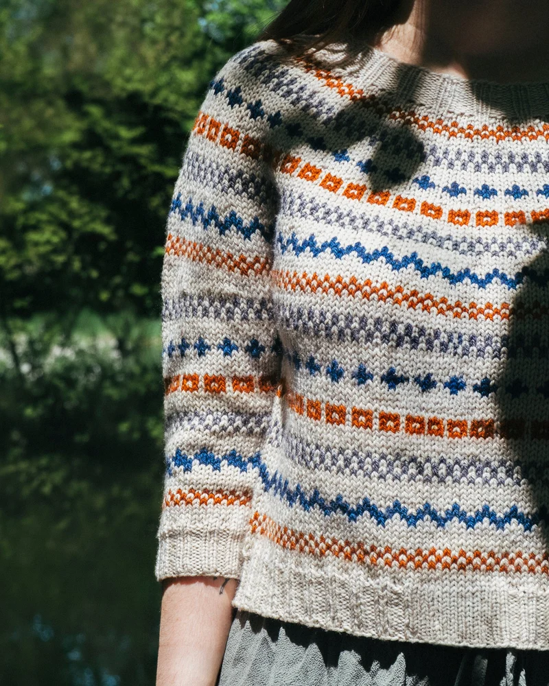 Scribbler Sweater - Knitting pattern and Optional kits