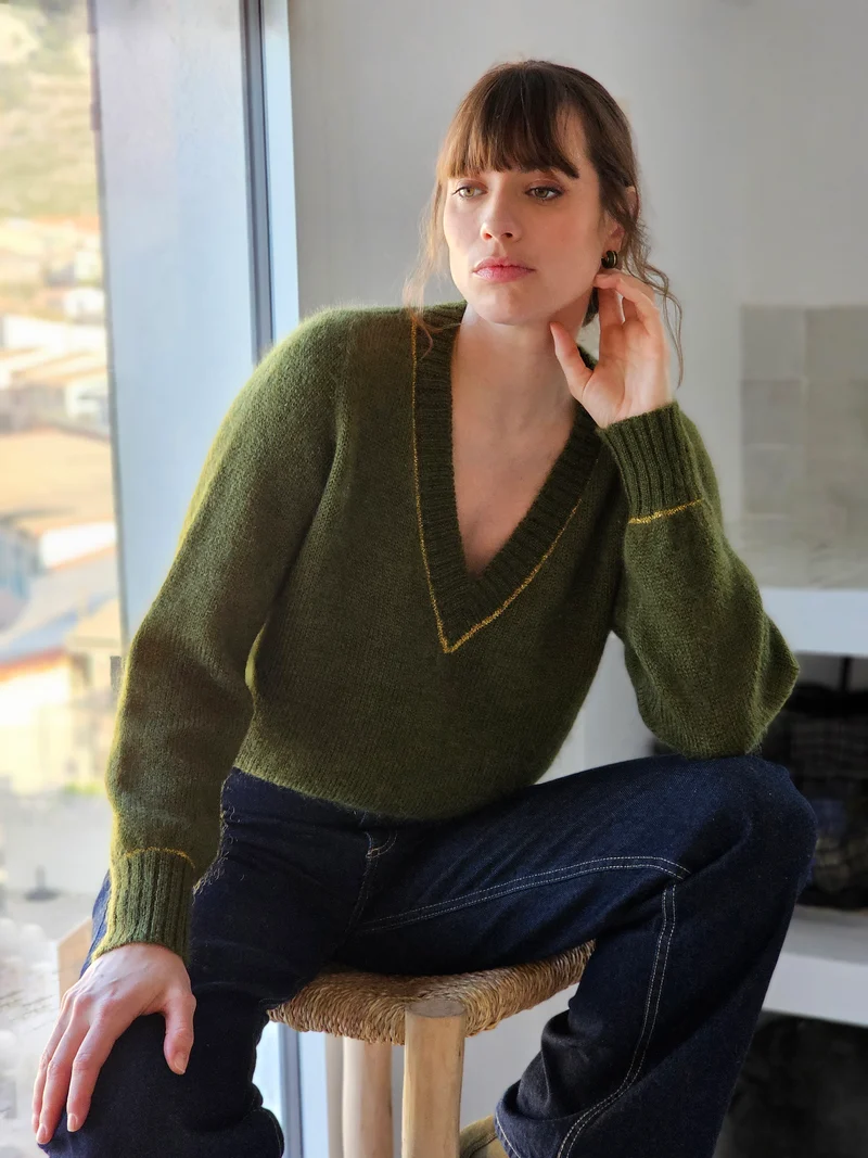Pull Avy Mohair et or. 7 coloris