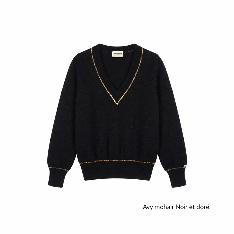 Pull Avy Mohair et or. 7 coloris