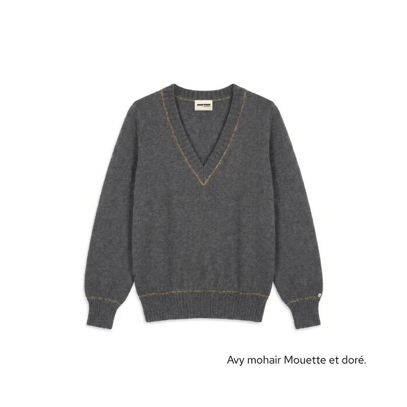 Pull Avy Mohair et or. 7 coloris