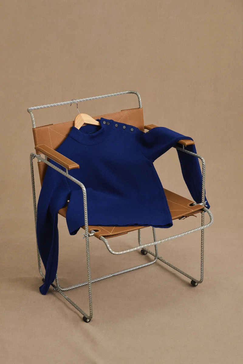 Pull marin bleu roi pour femme