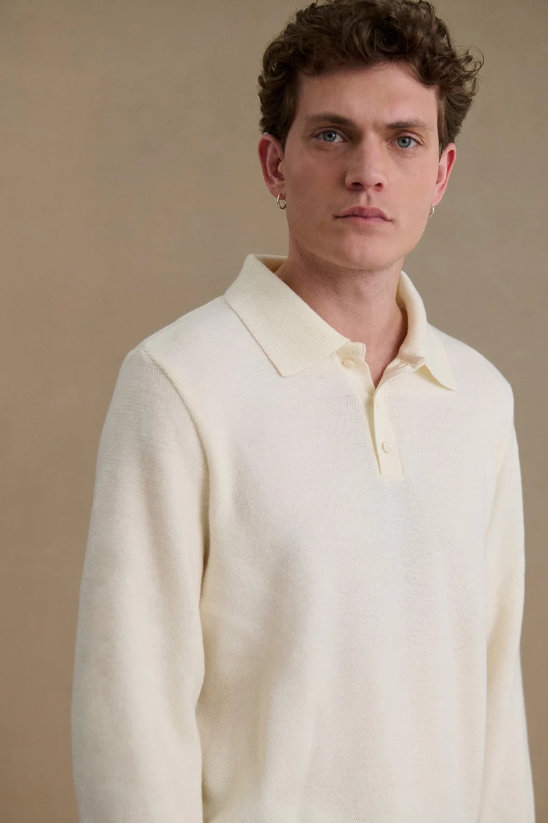Polo Ange écru pour homme