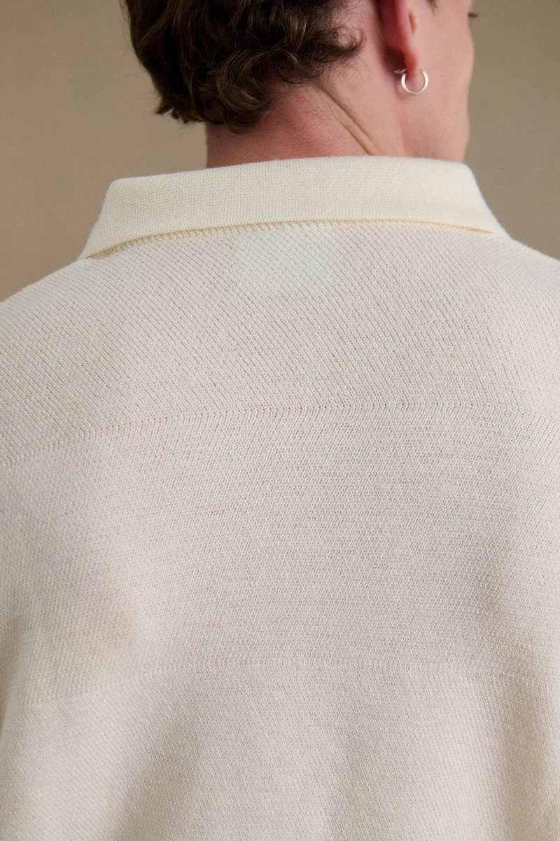 Polo Ange écru pour homme