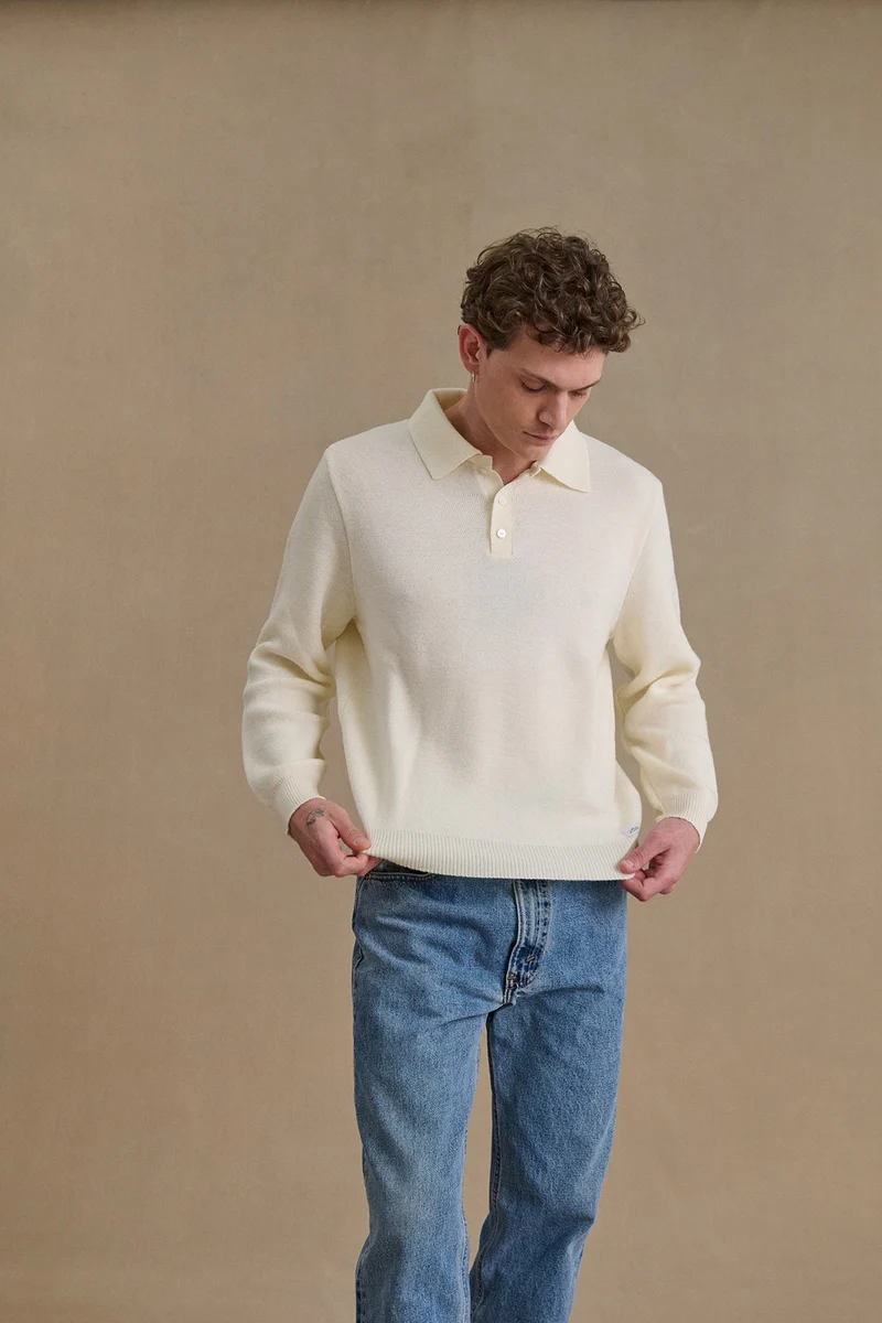 Polo Ange écru pour homme