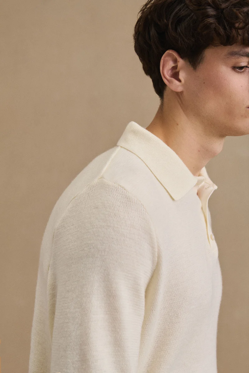 Polo Ange écru pour homme