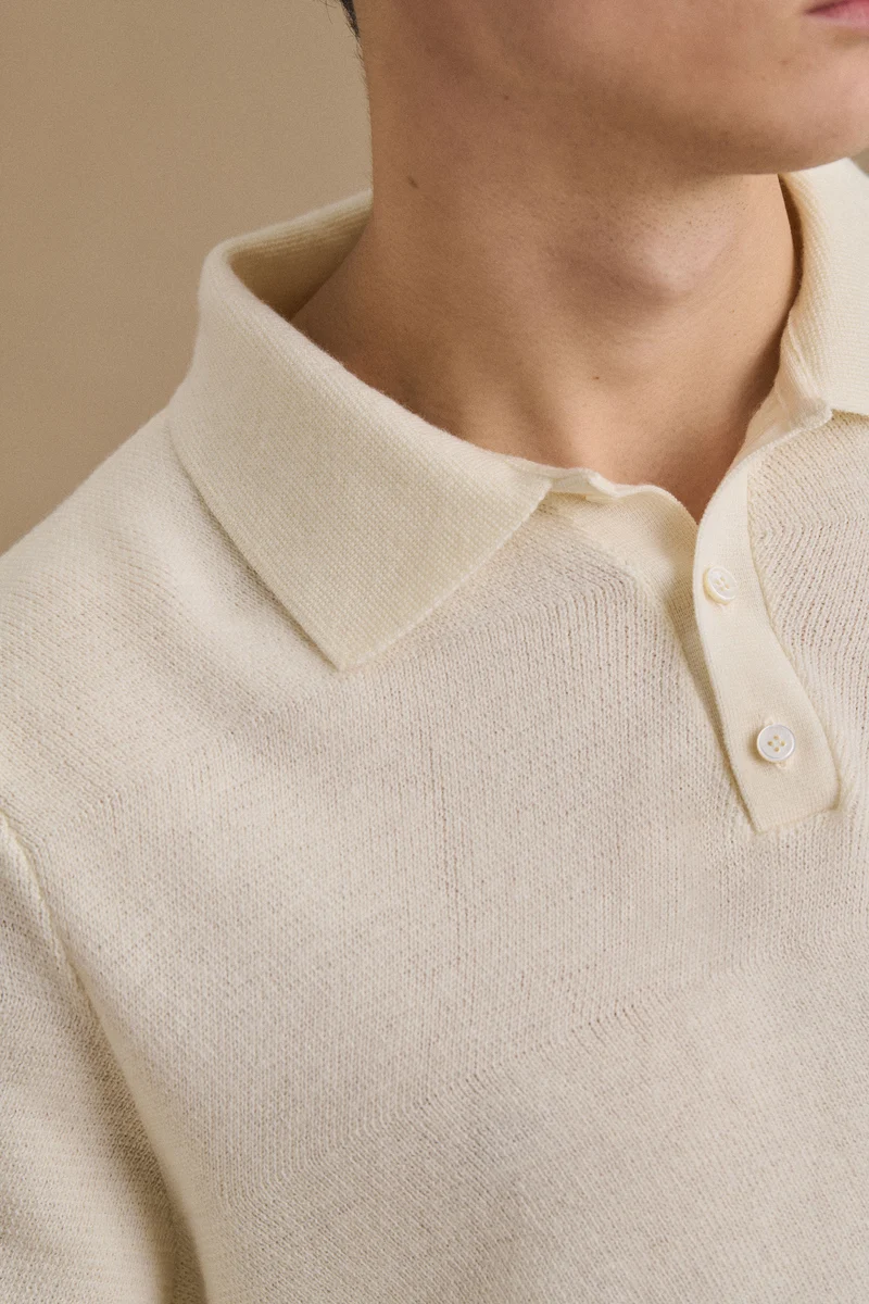 Polo Ange écru pour homme