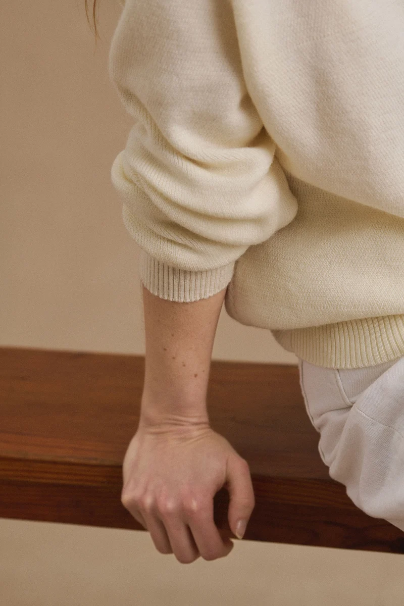 Polo Ange écru pour femme