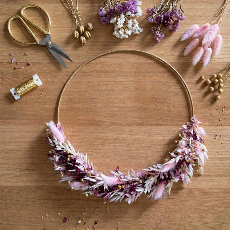 Kit diy couronne murale Java