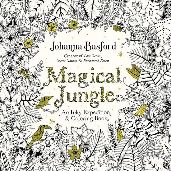 Magical jungle: An inky expedition and coloring book