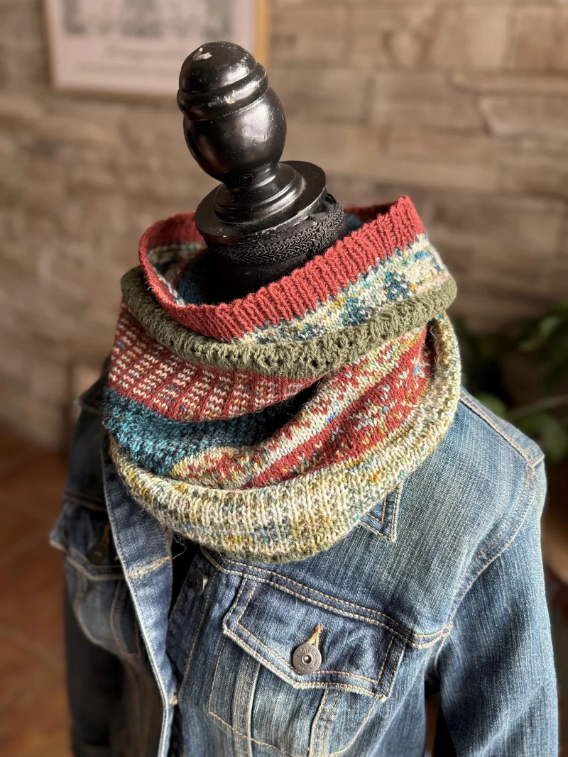 COL TOUSKI - Knitting pattern and optional kit