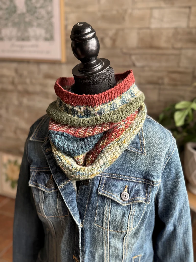 COL TOUSKI - Knitting pattern and optional kit