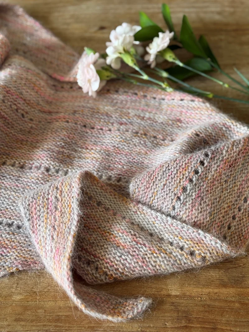 An Italian Spring Shawlette - Yarn kit