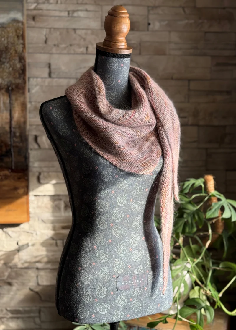 An Italian Spring Shawlette - Yarn kit