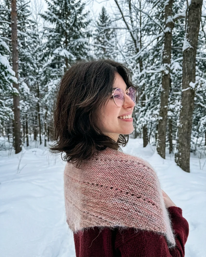 An Italian Spring Shawlette - Yarn kit