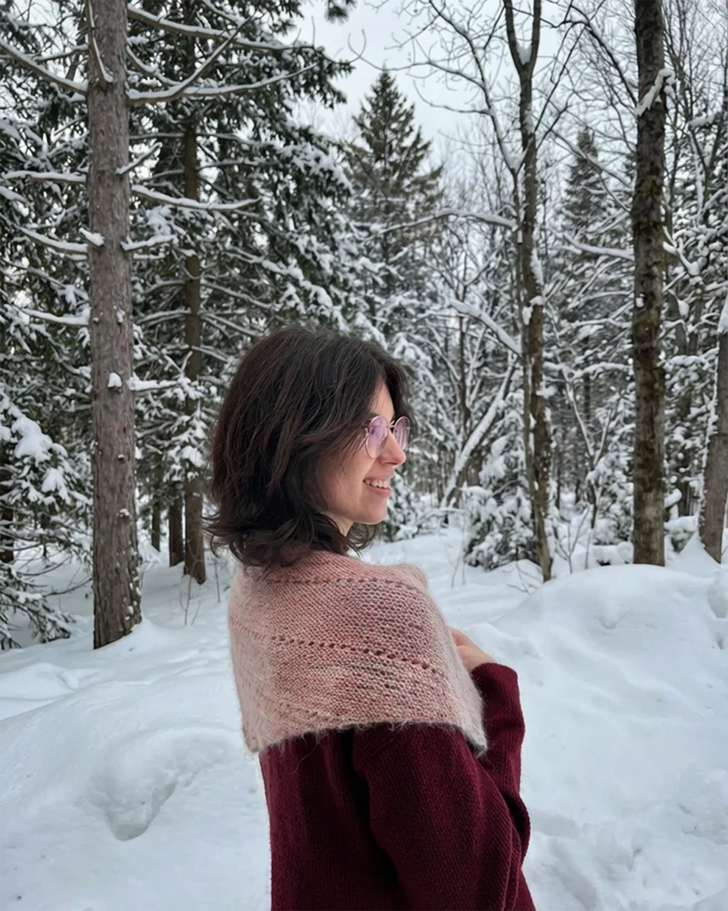 An Italian Spring Shawlette - Yarn kit