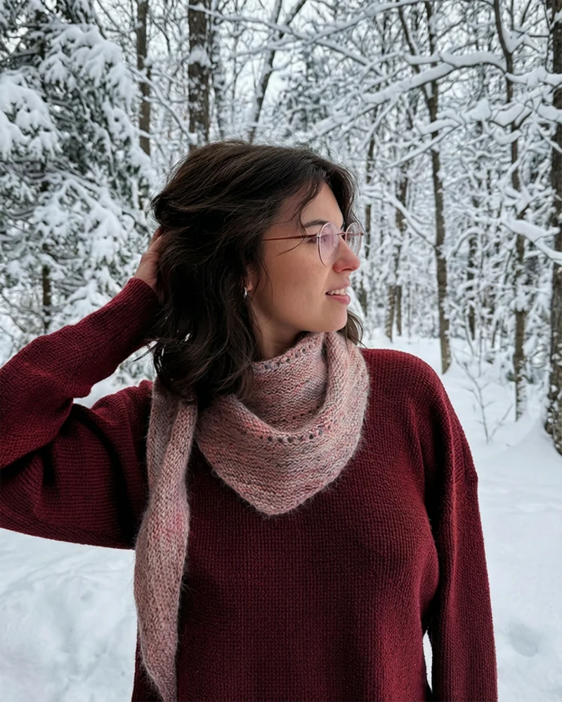An Italian Spring Shawlette - Yarn kit