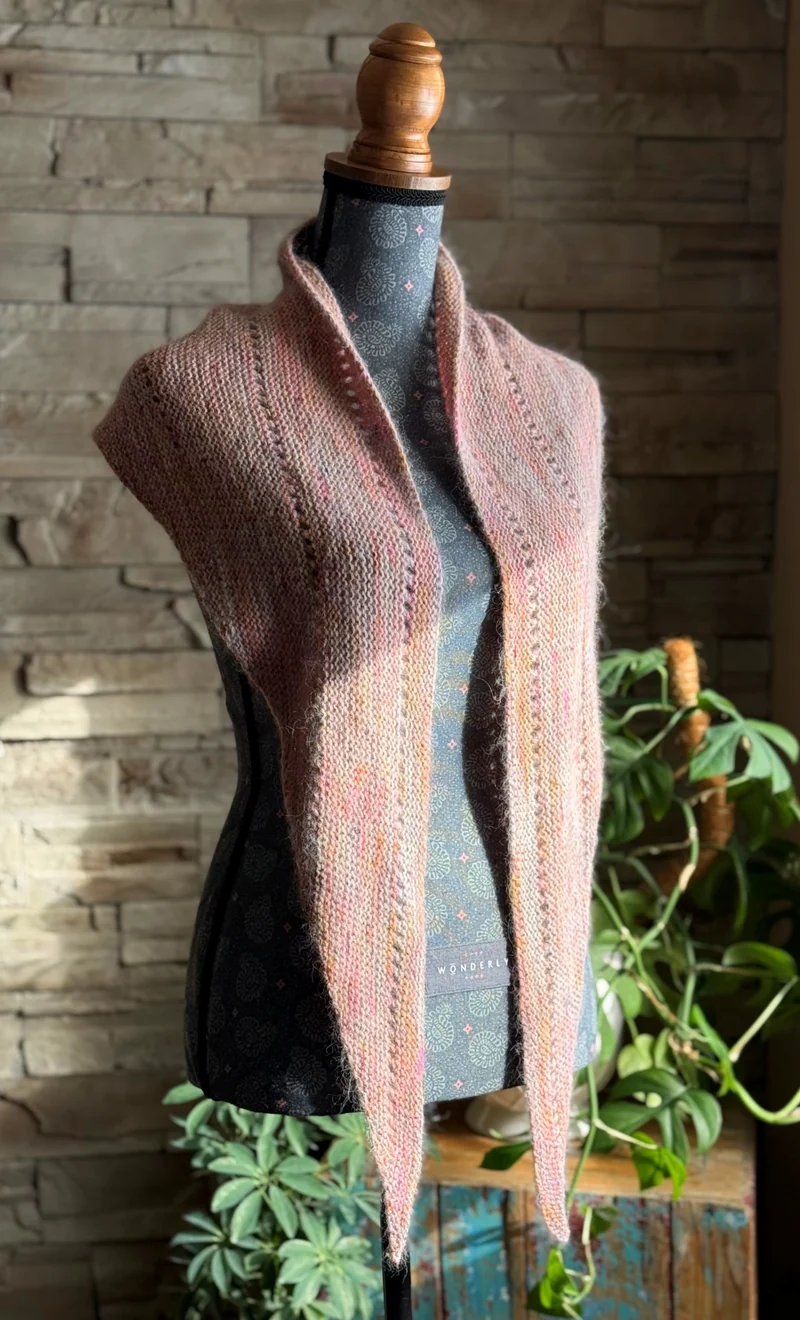 An Italian Spring Shawlette - Yarn kit
