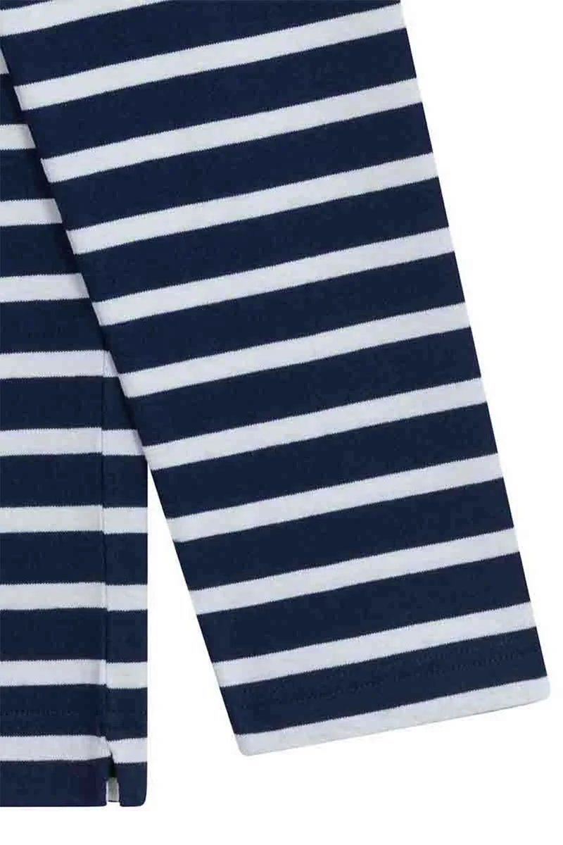 Marinière marine et blanc pour femme