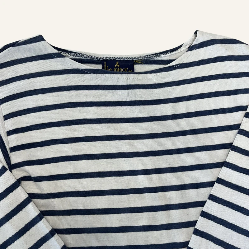 Marinière blanche et marine pour enfant - Seconde main