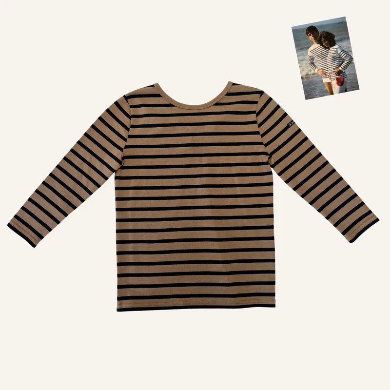 Marinière marron et noir pour femme - Seconde main