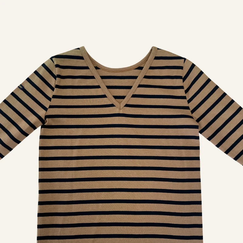 Marinière marron et noir pour femme - Seconde main