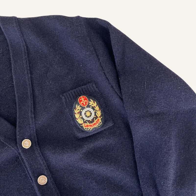 Cardigan bleu marine - Seconde main