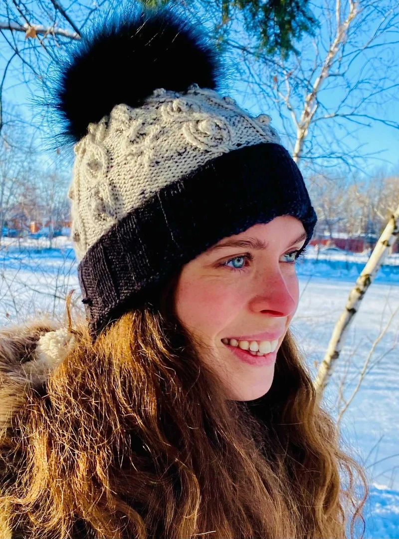 Courage Hat - Free Knitting pattern and Optional kit