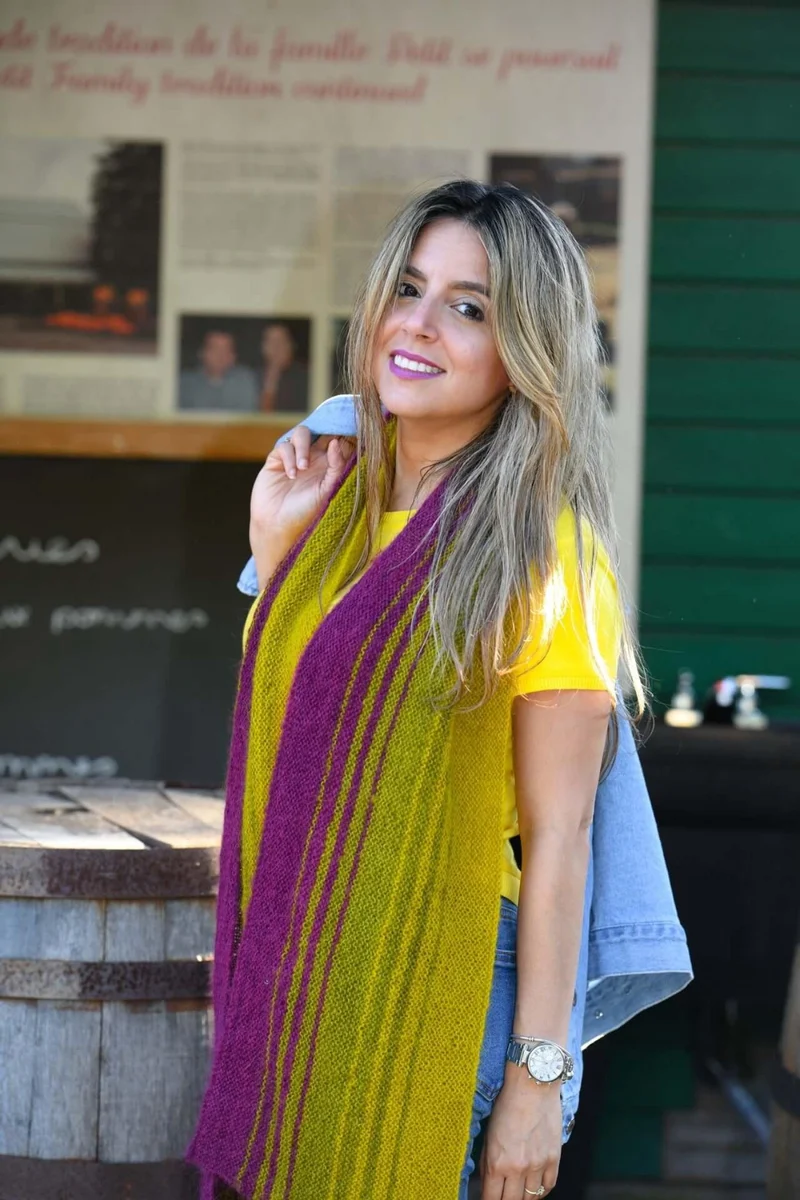 Miroir Miroir Scarf | Knitting Pattern and Optional Kits