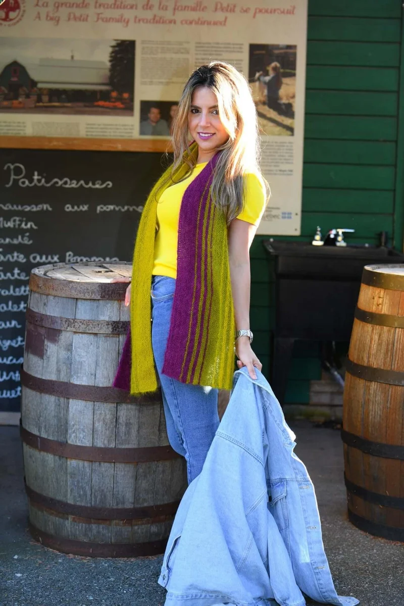 Miroir Miroir Scarf | Knitting Pattern and Optional Kits