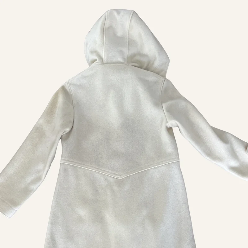 Manteau écru à capuche pour enfant - Seconde main
