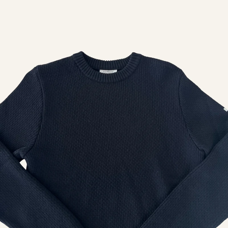 Pull norvégien bleu marine - Seconde main
