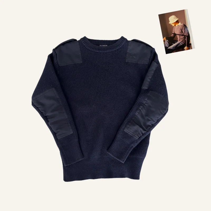 Pull officier bleu marine - Seconde main